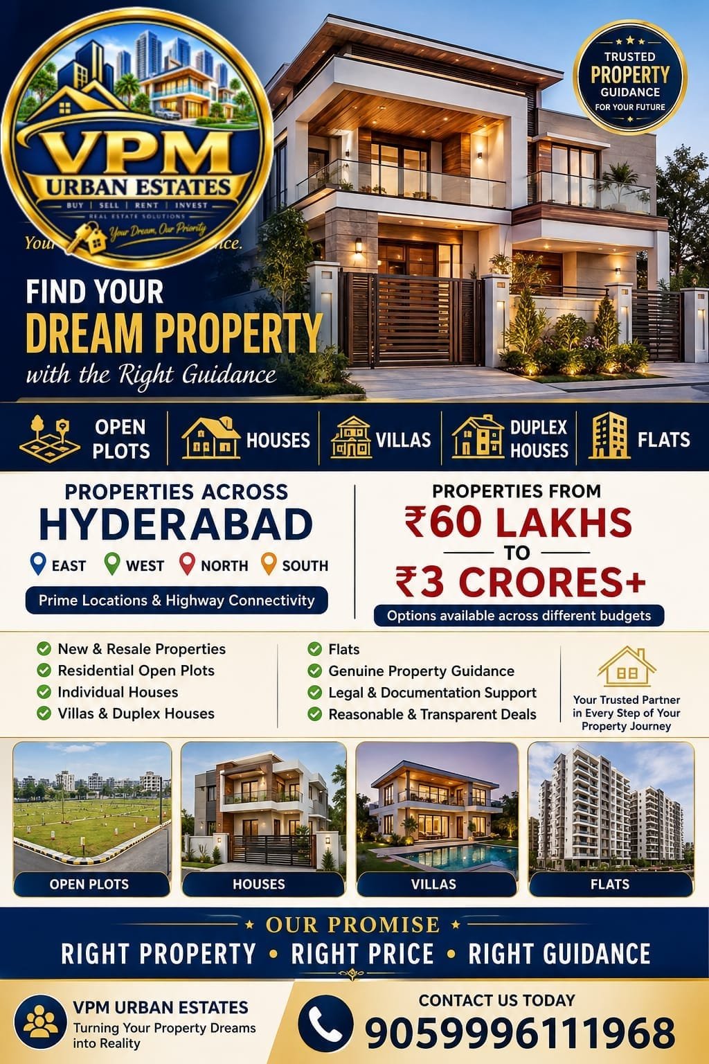 VPM Urban Estates - Buy Sell Rent Property in Hyderabad